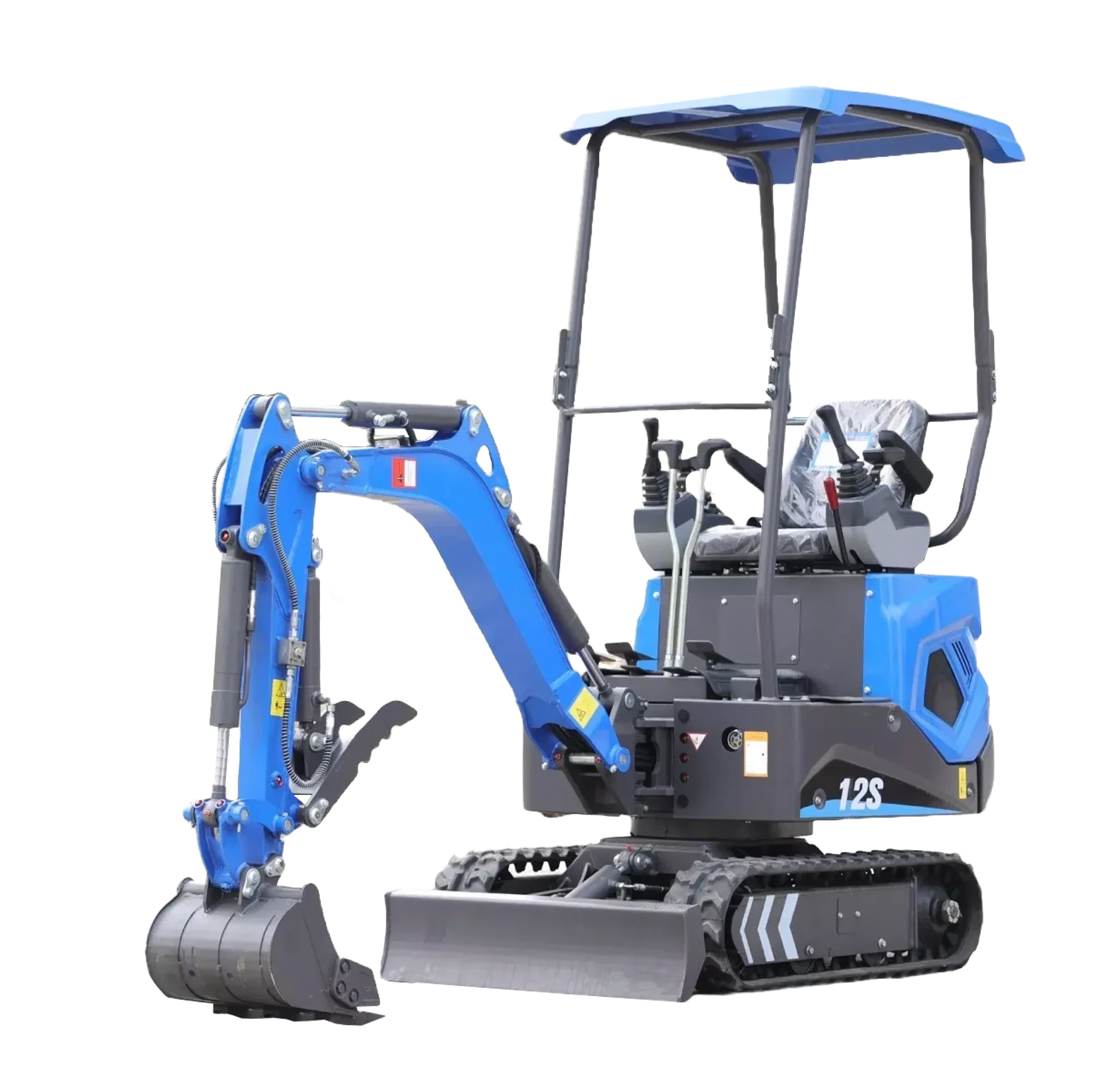 Müller Machinery MB 12 S Minibagger, 1,2 Tonnen, Neumaschine mit Schutzdach und Seitenschwenkarm
